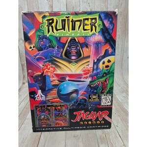 Atari Jaguar Ruiner Pinball Complete With Original Box & Manual